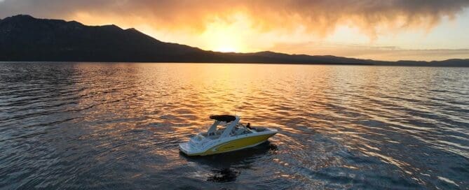Travel Tahoe : Lake Tahoe Activates : Craft Your Tahoe Escape - Private Boat Tour Charter Sunset