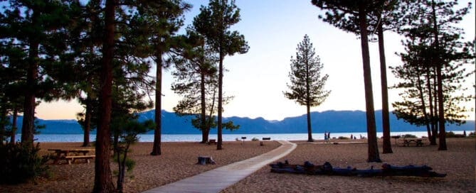 Nevada Beach Campground Lake Tahoe