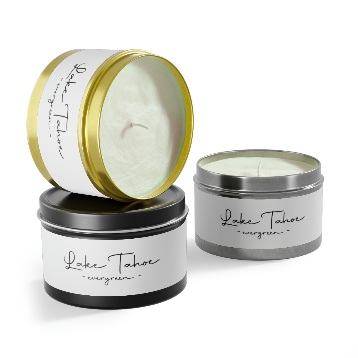 Lake Tahoe : Evergreen Candle - Image 35