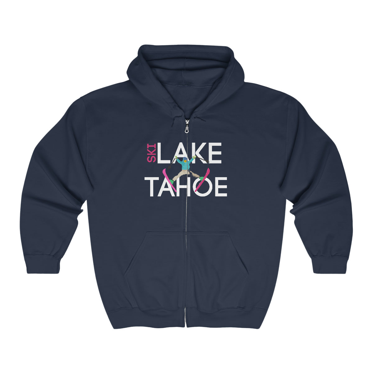 Ski Lake Tahoe Hooded Sweatshirt - Image 17