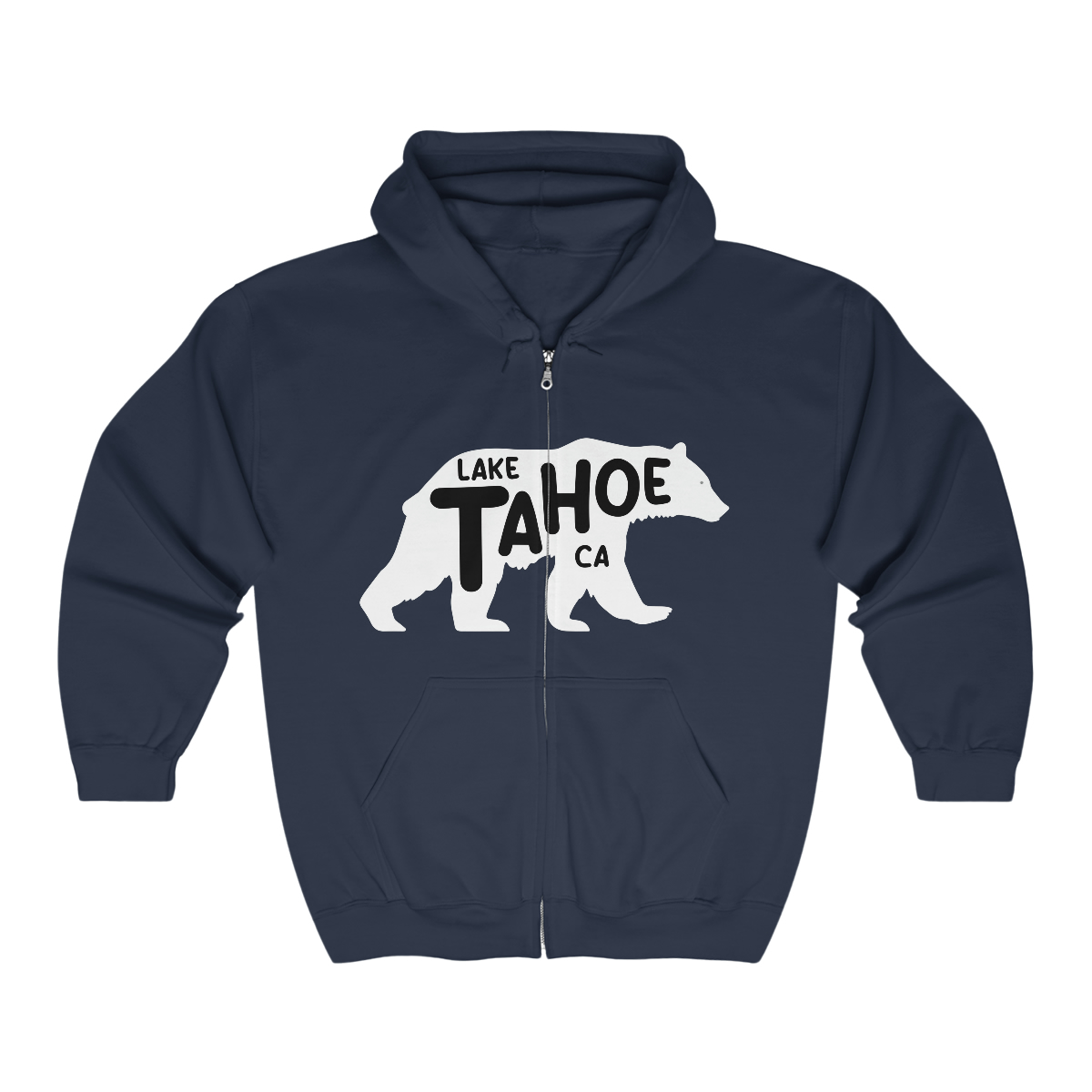 Lake Tahoe Bear Zip Up Hoodie - Image 7