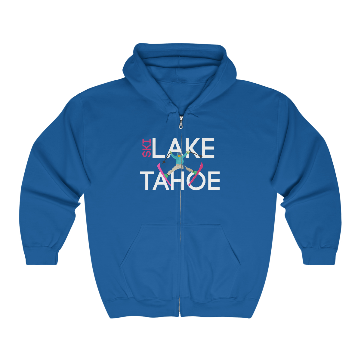 Ski Lake Tahoe Hooded Sweatshirt - Image 15