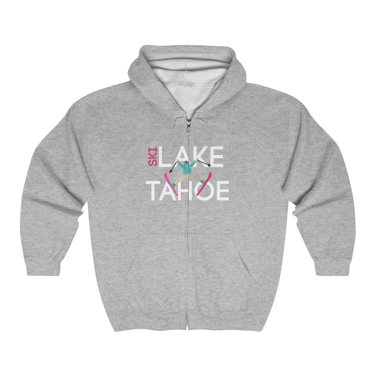 Ski Lake Tahoe Hooded Sweatshirt - Image 9