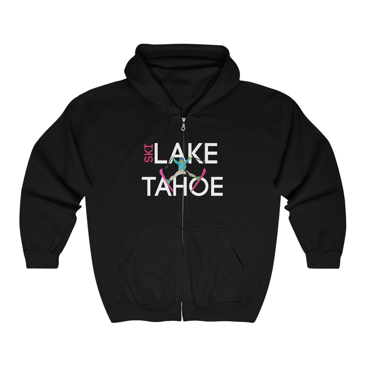 Ski Lake Tahoe Hooded Sweatshirt - Image 7
