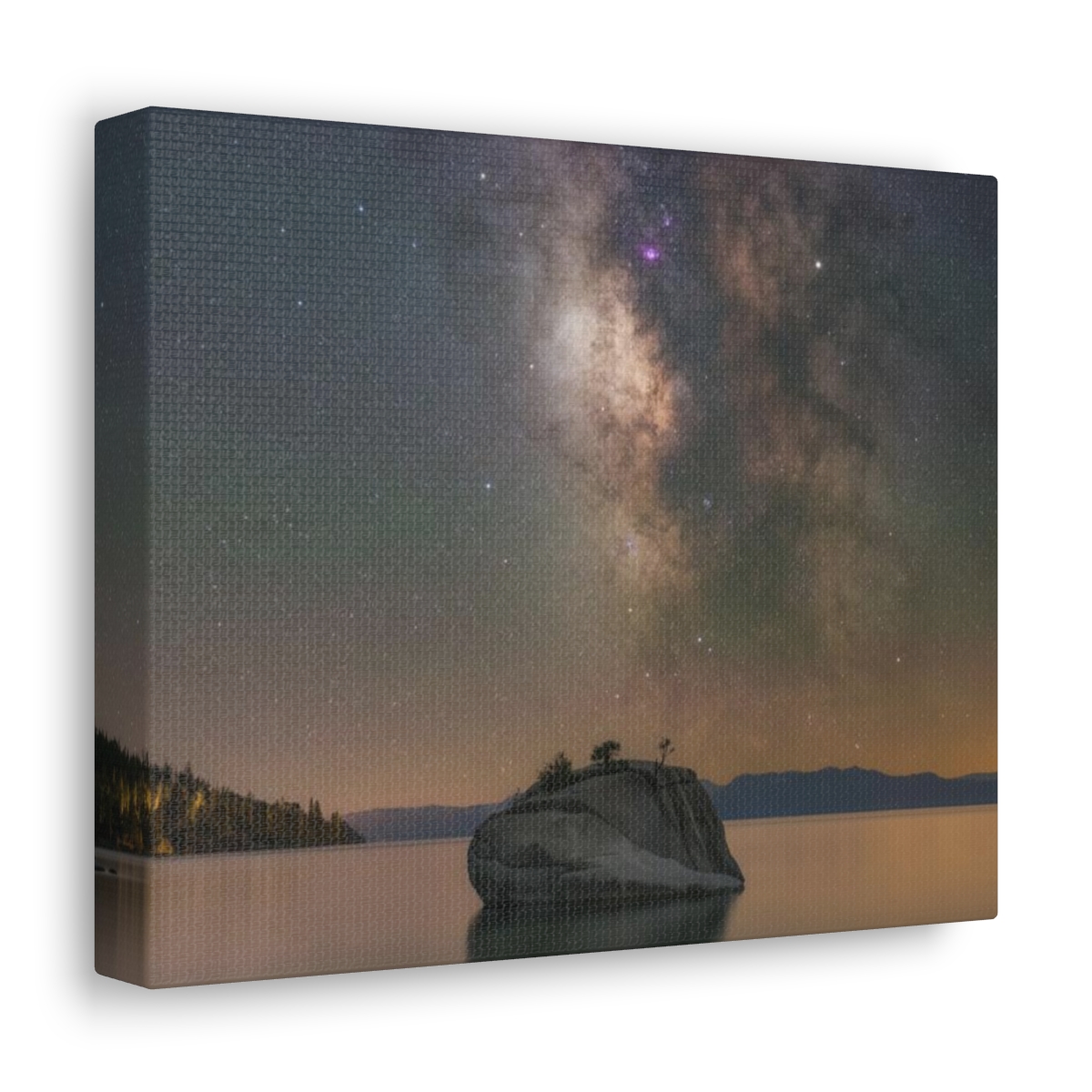 Lake Tahoe Bonsai Rock Canvas Print - Image 9