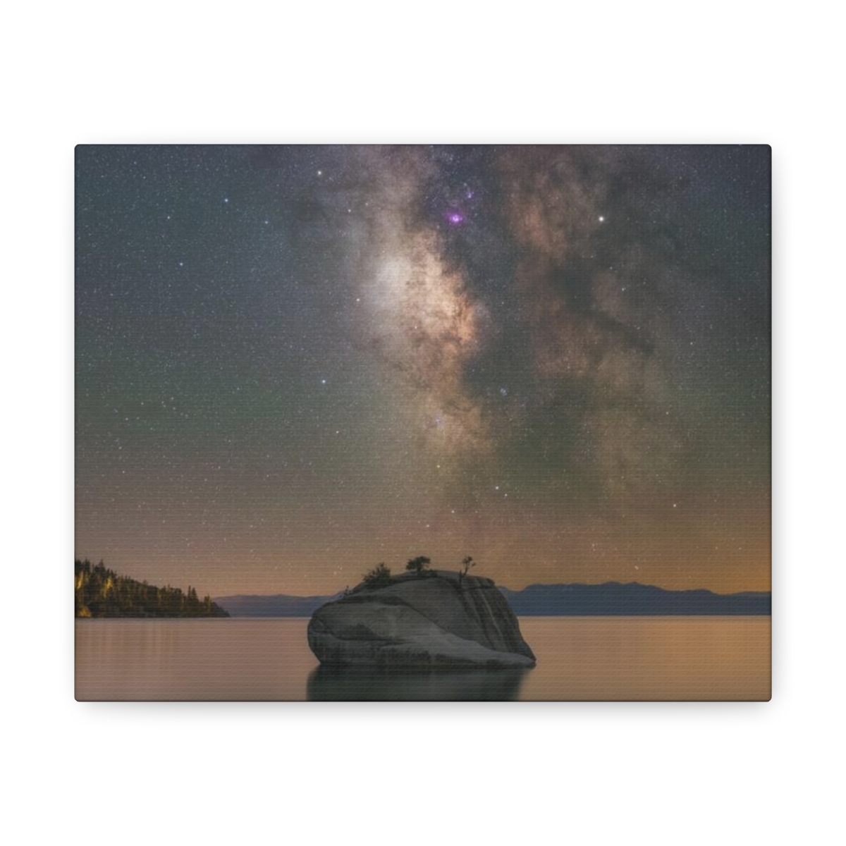 Lake Tahoe Bonsai Rock Canvas Print - Image 8