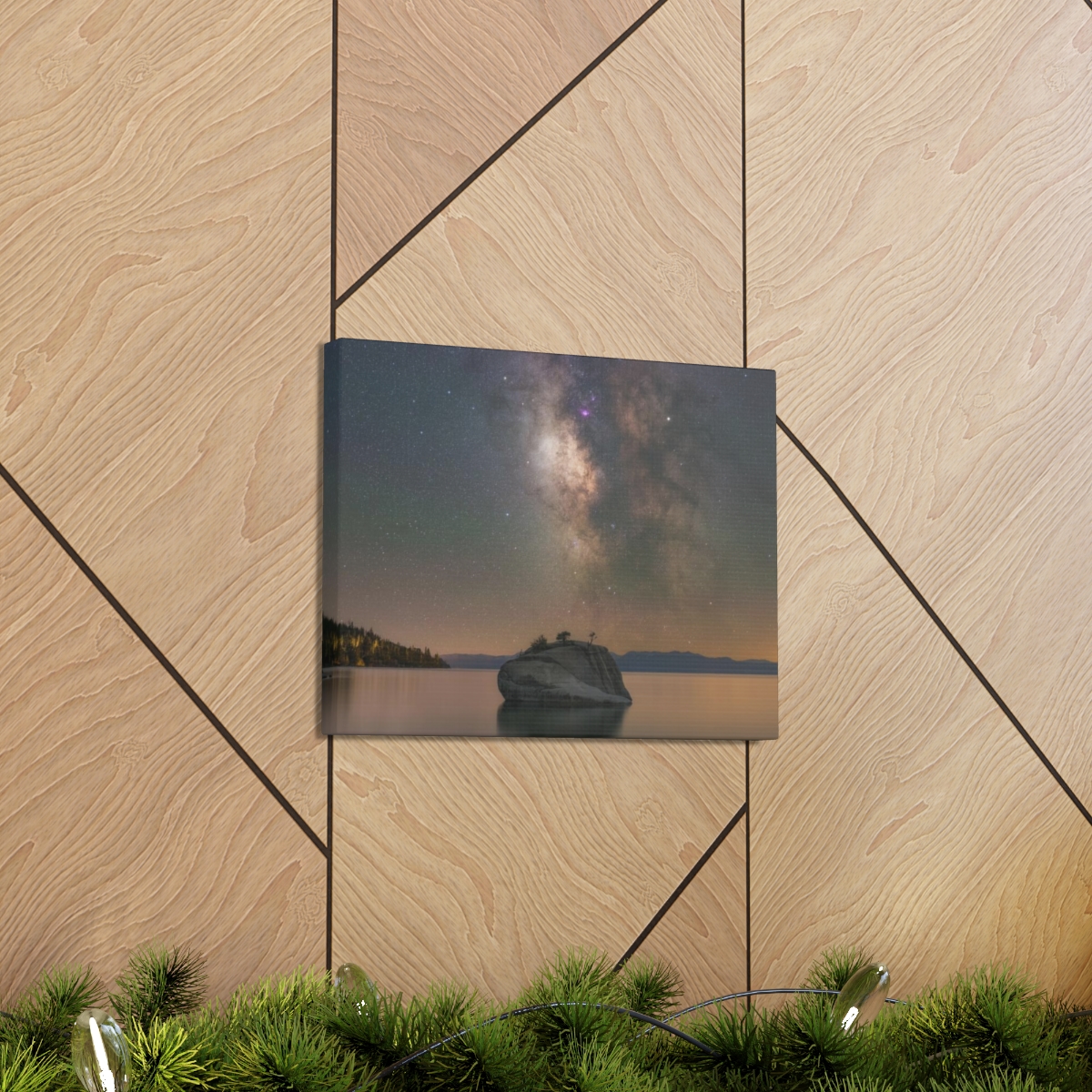 Lake Tahoe Bonsai Rock Canvas Print - Image 21