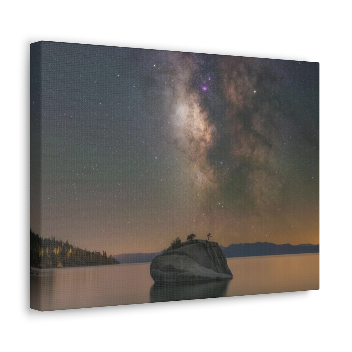 Lake Tahoe Bonsai Rock Canvas Print - Image 23