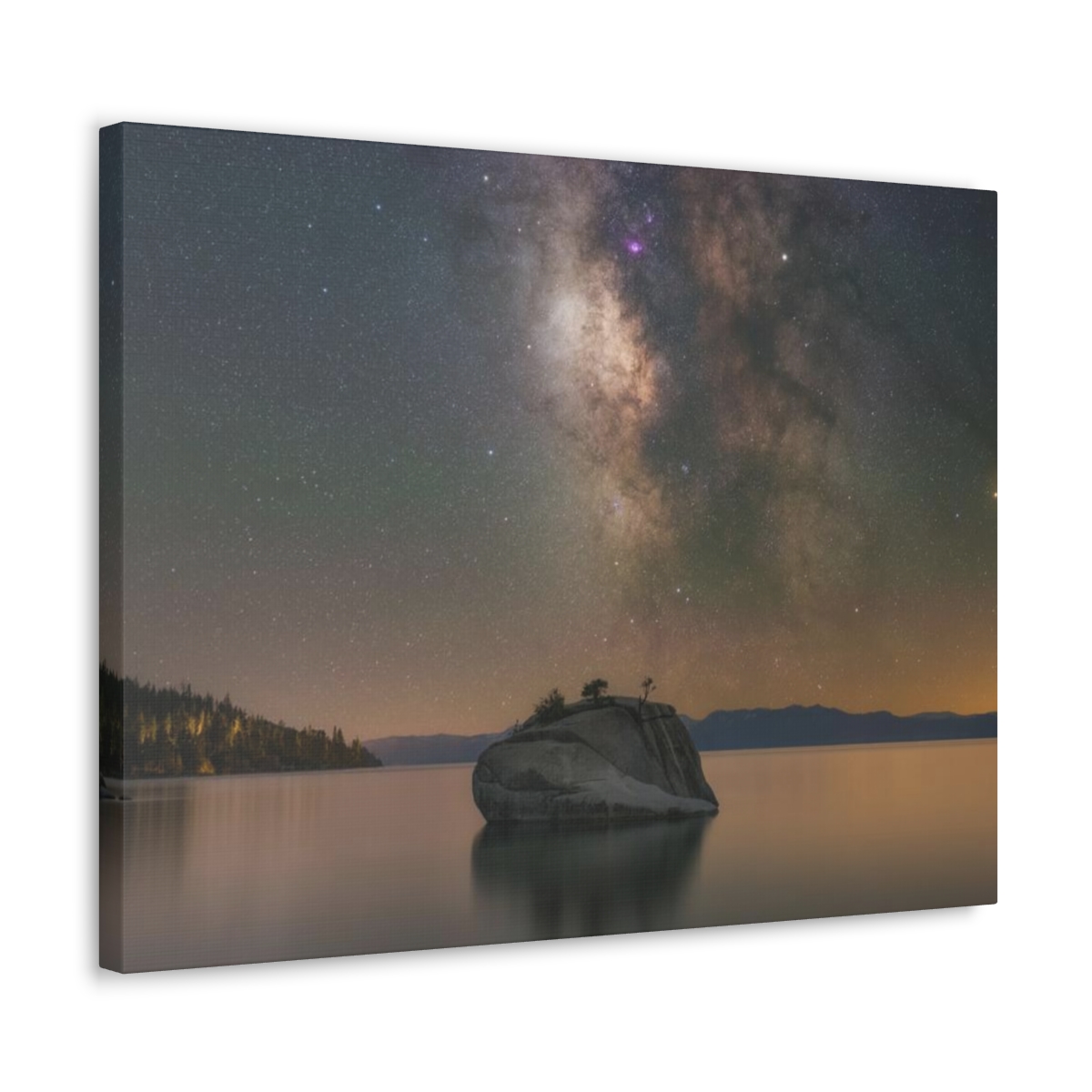 Lake Tahoe Bonsai Rock Canvas Print - Image 30