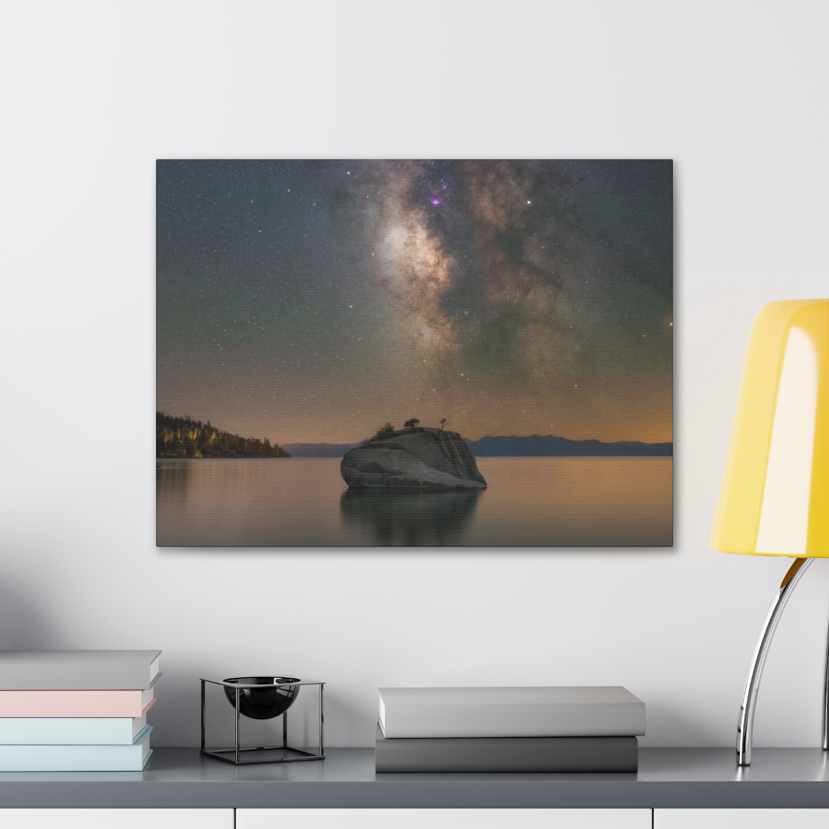 Lake Tahoe Bonsai Rock Canvas Print - Image 32