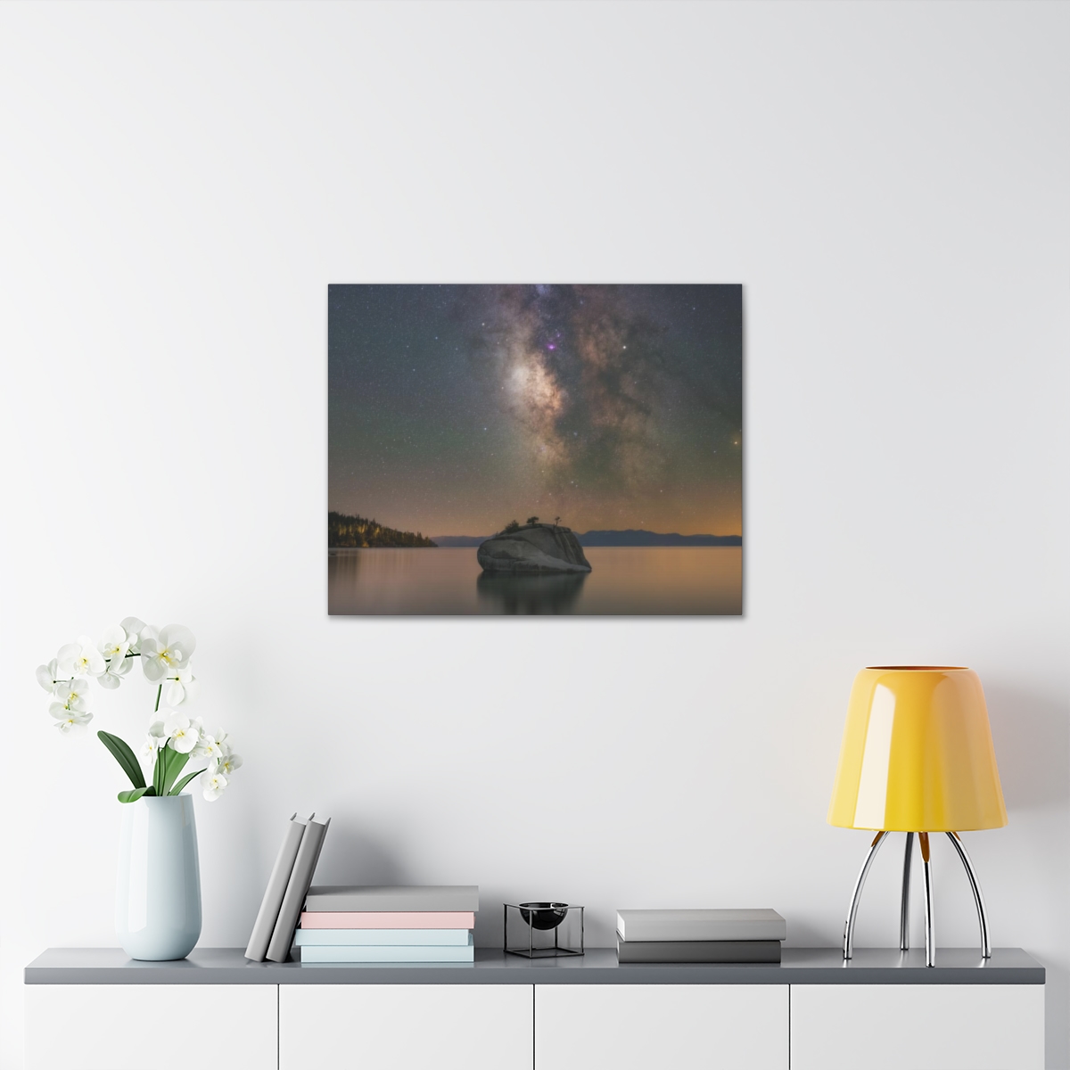 Lake Tahoe Bonsai Rock Canvas Print - Image 39