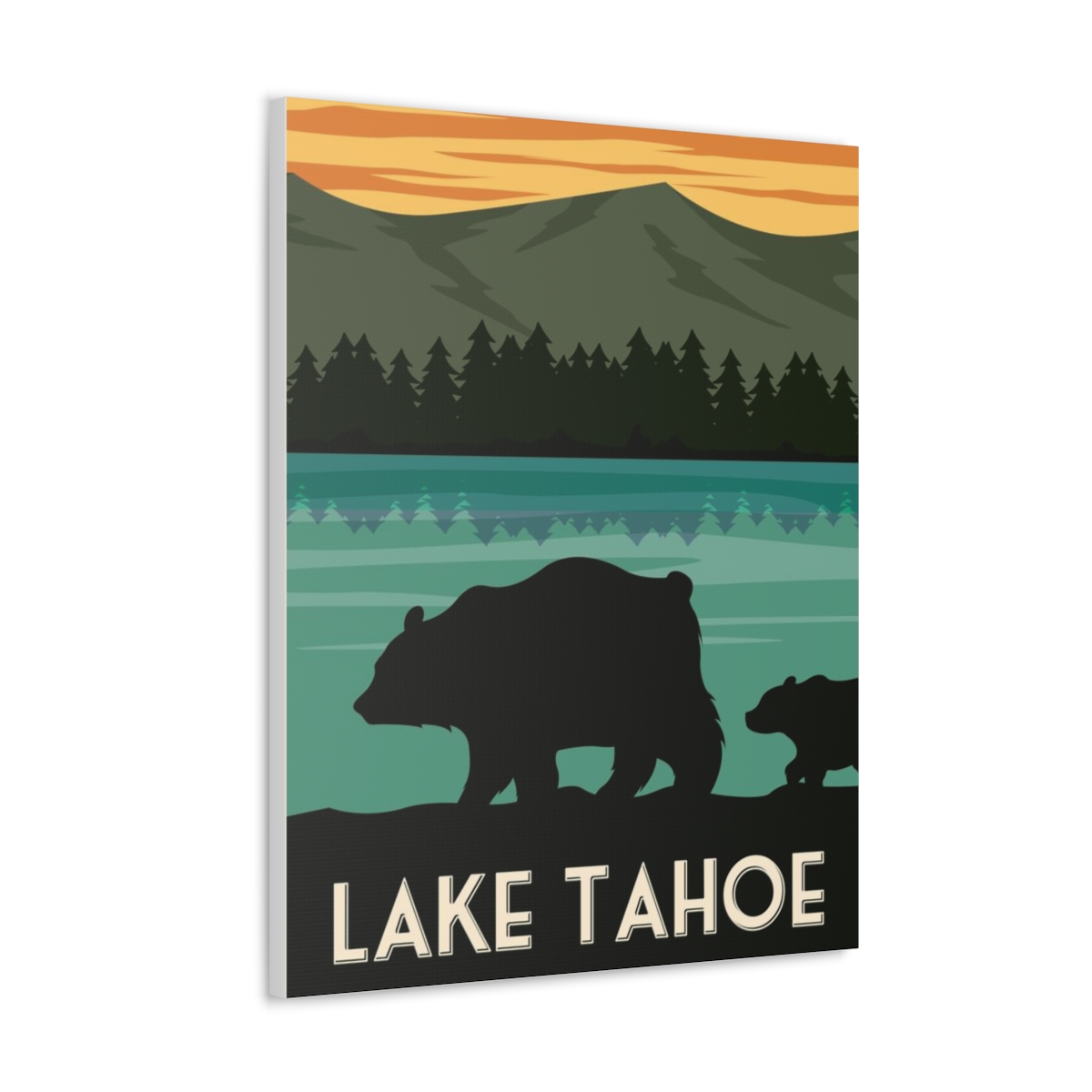 Lake Tahoe Bear Canvas Print - Image 9