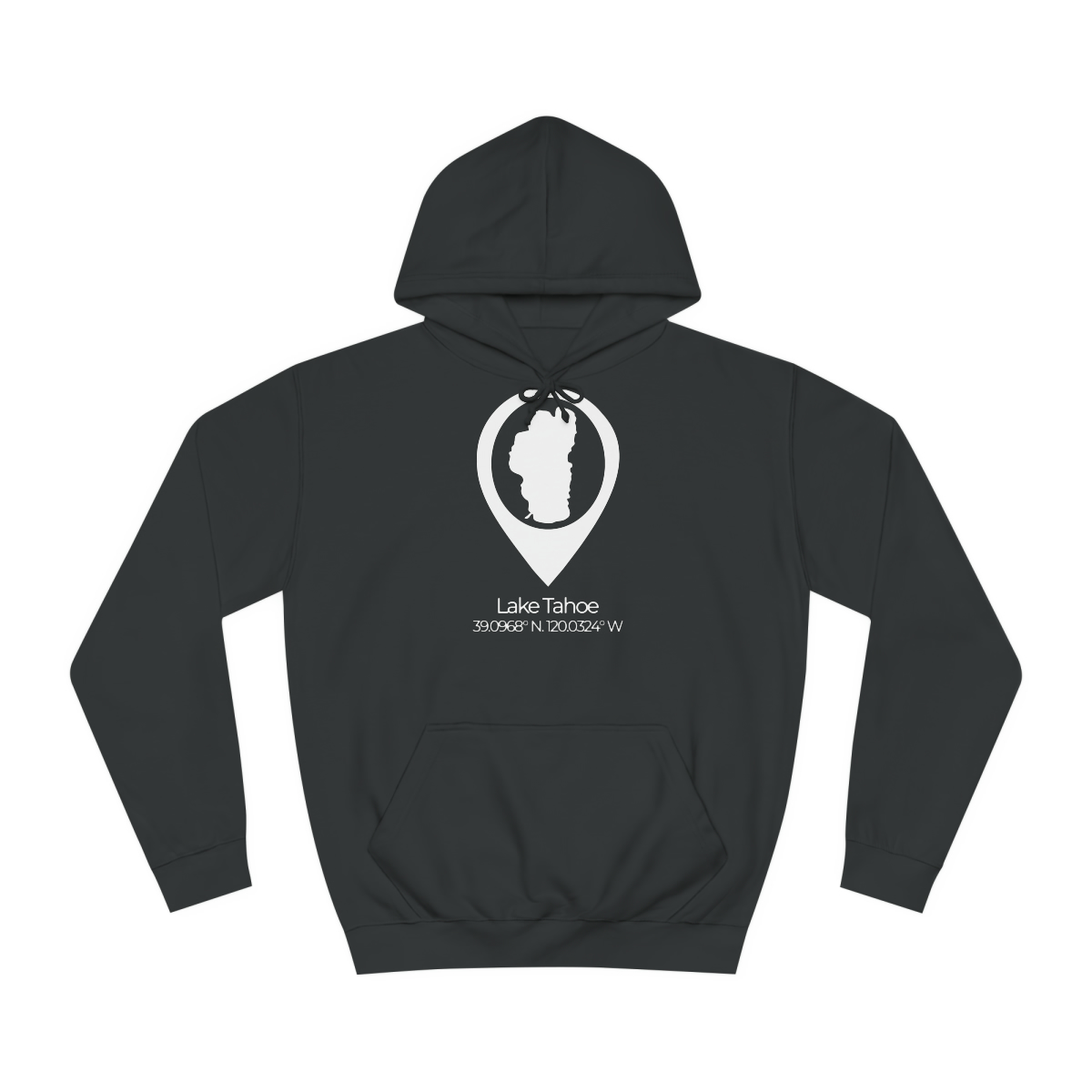 Lake Tahoe Location Pin Hoodie
