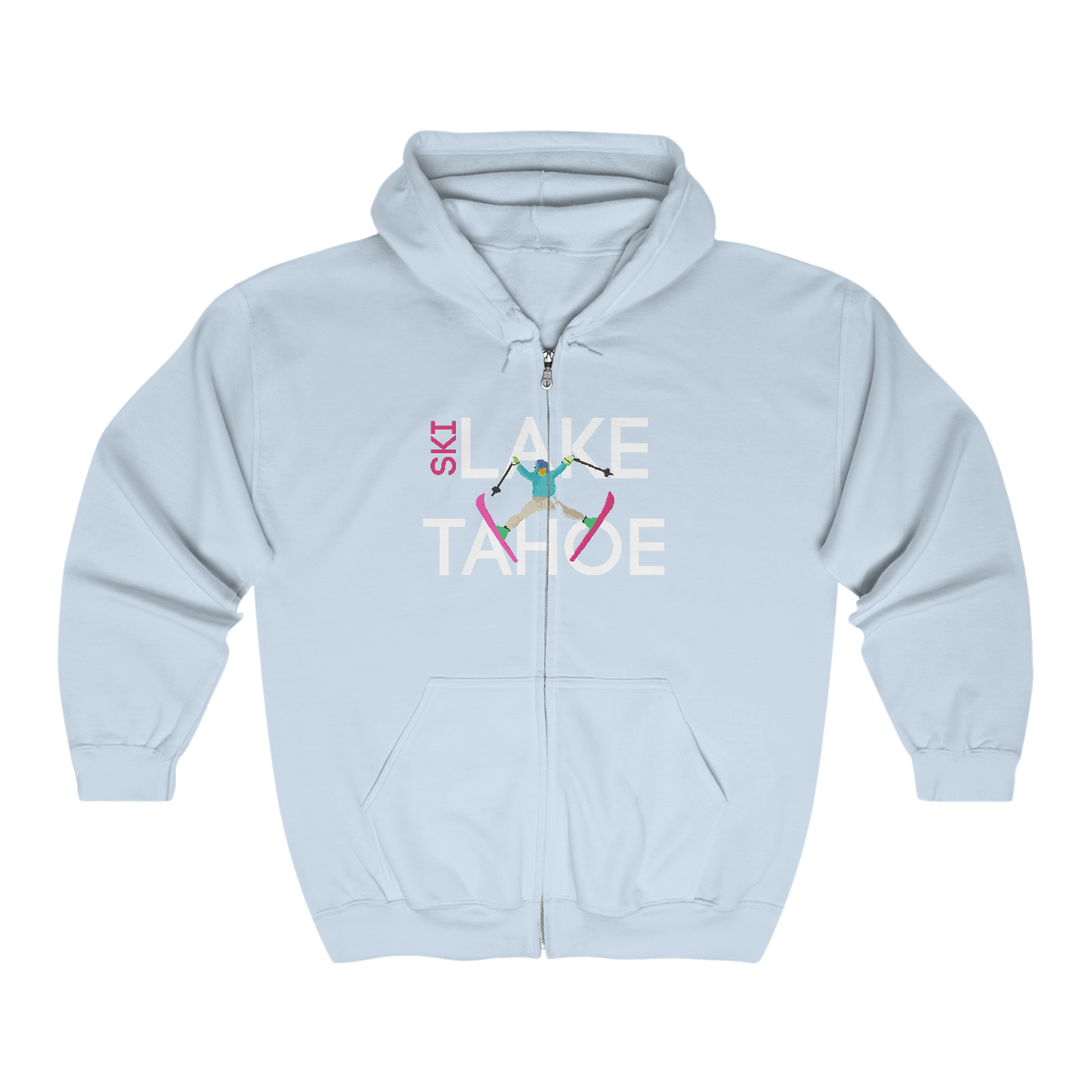 Ski Lake Tahoe Hooded Sweatshirt - Image 13