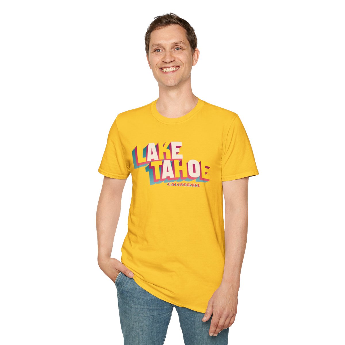 Lake Tahoe Retro T-Shirt - Image 43