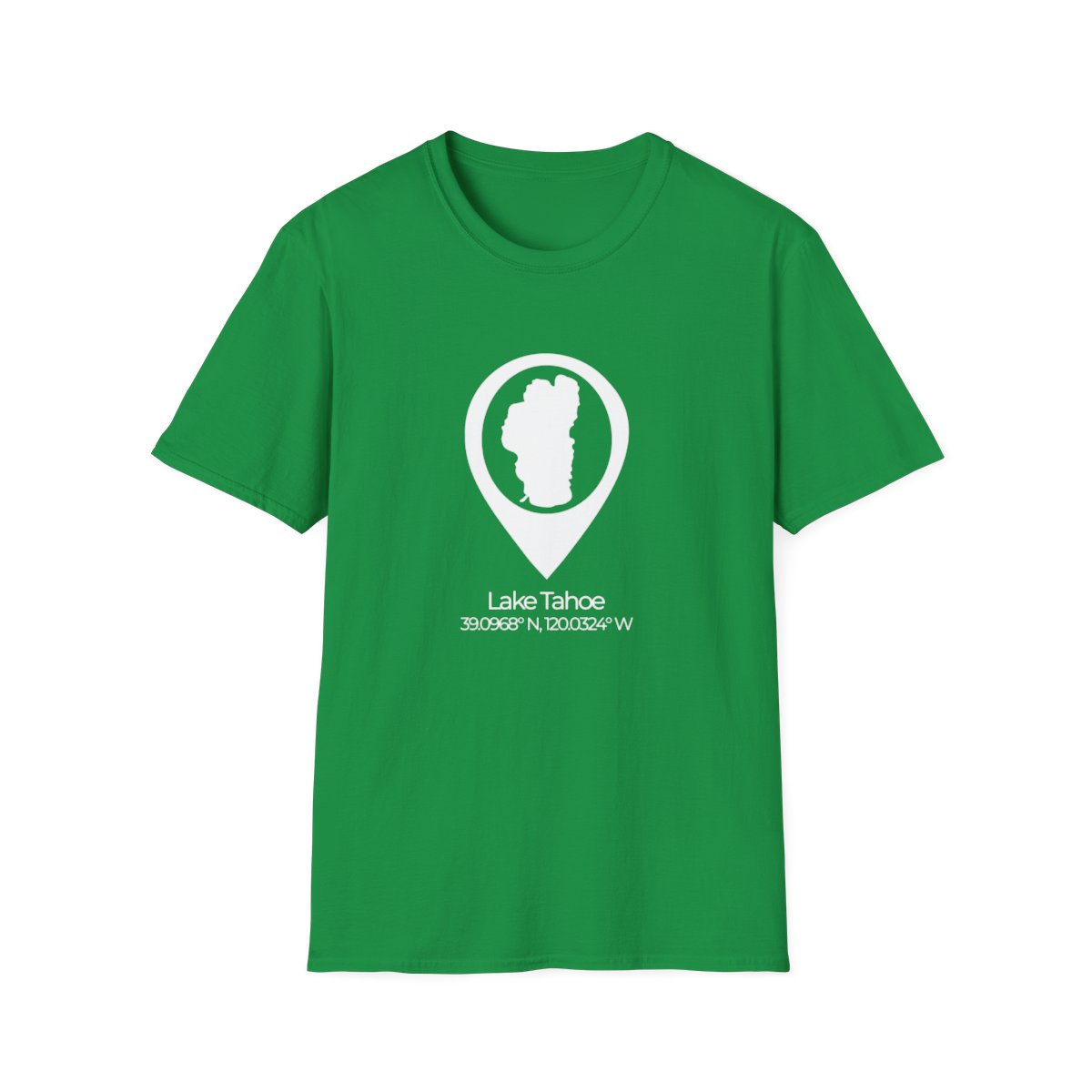 Lake Tahoe Location Pin T-shirt - Image 61