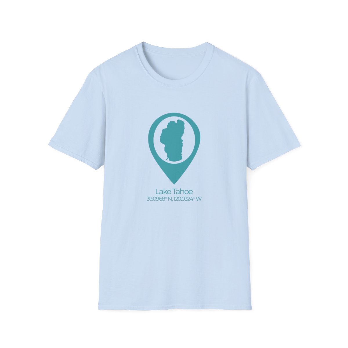 Lake Tahoe Location Pin T-shirt - Image 73