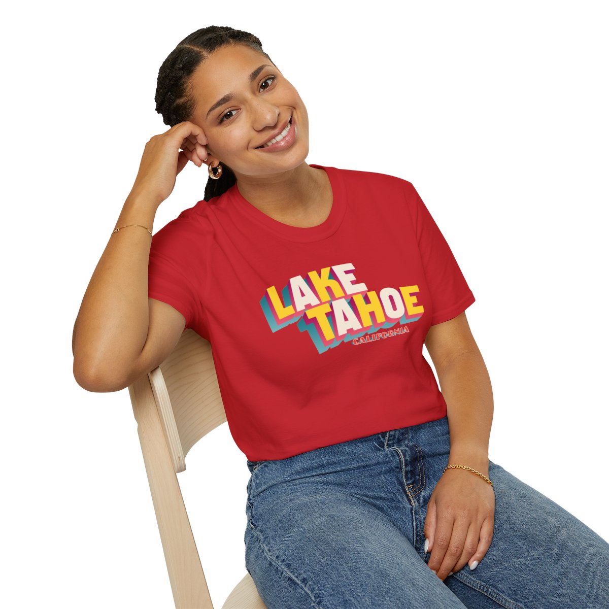 Lake Tahoe Retro T-Shirt - Image 106