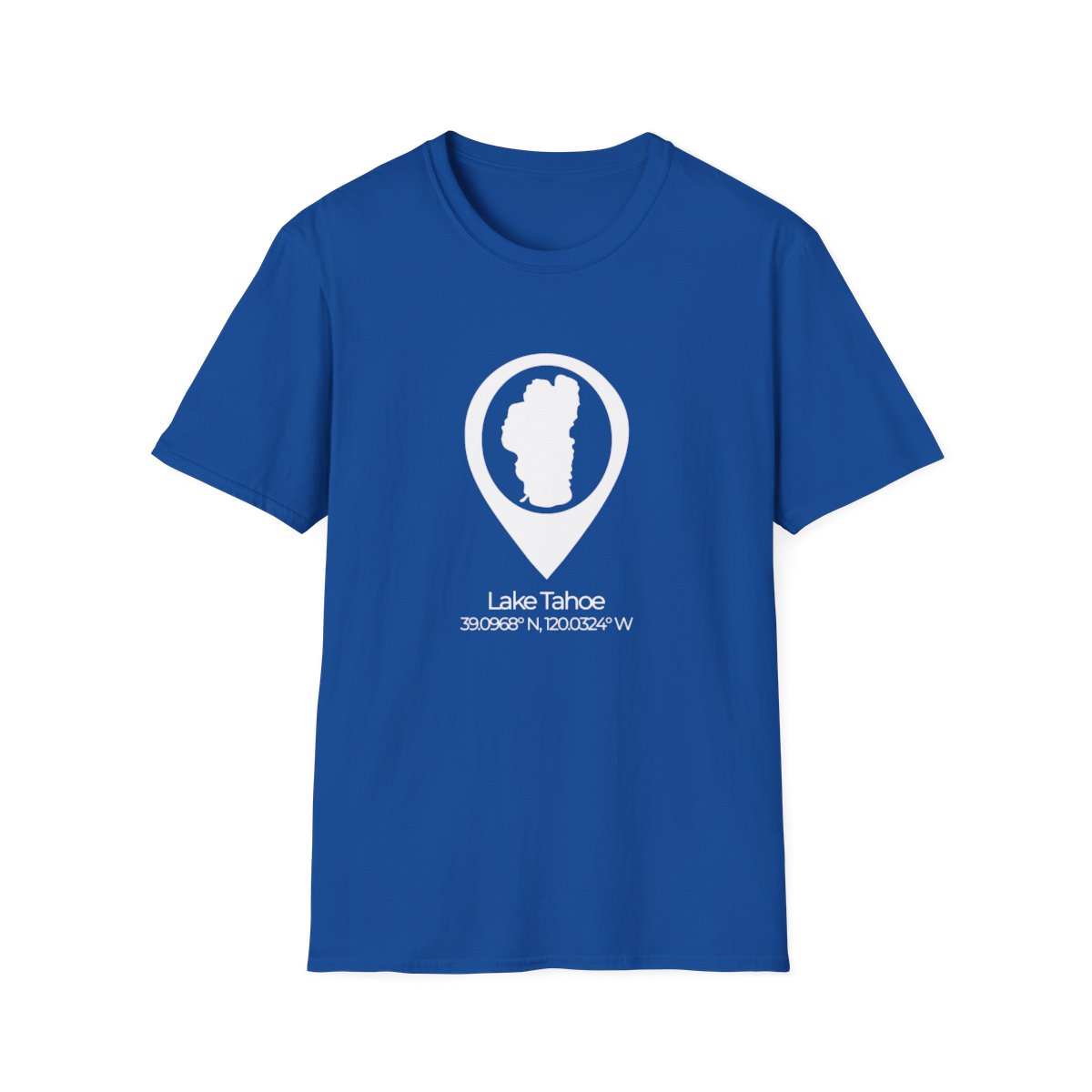 Lake Tahoe Location Pin T-shirt - Image 85