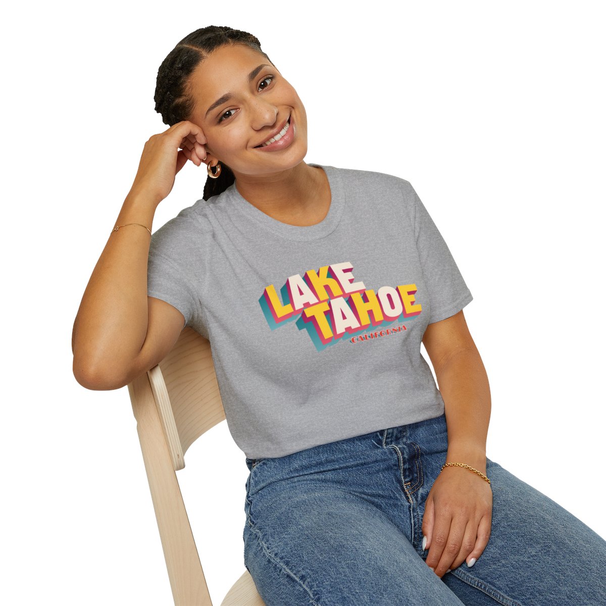 Lake Tahoe Retro T-Shirt - Image 34