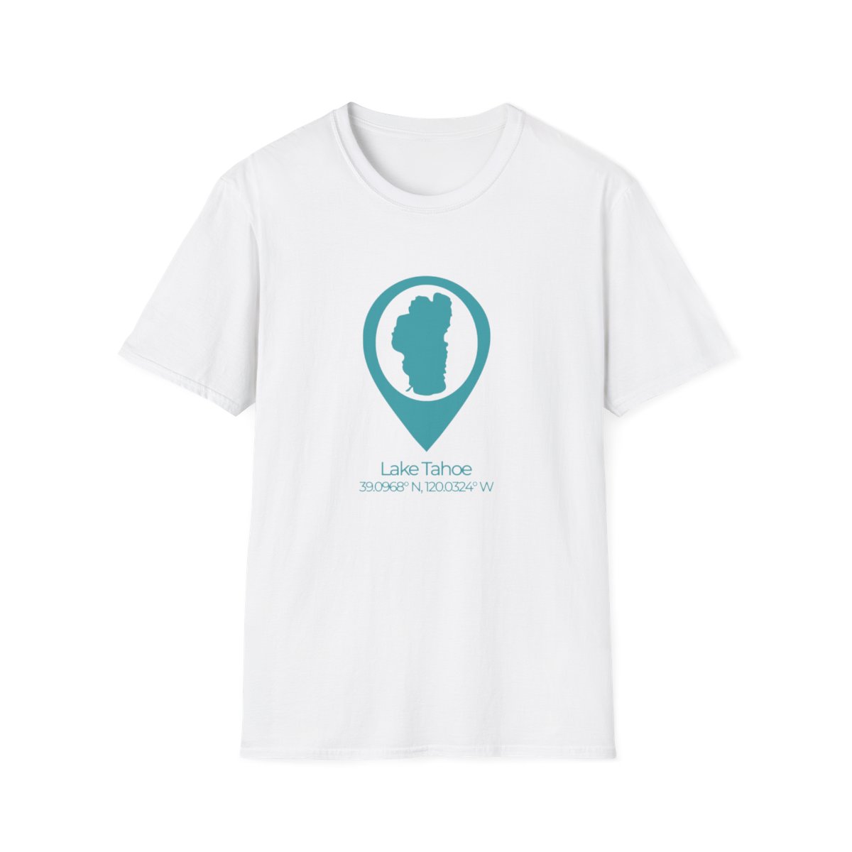 Lake Tahoe Location Pin T-shirt - Image 13