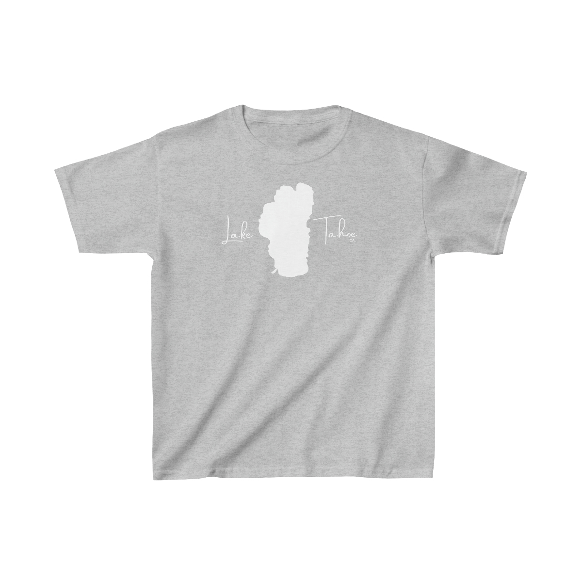 Lake Tahoe CA Lake Kids Tee - Image 7