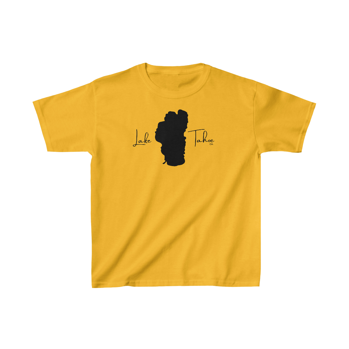 Lake Tahoe CA Lake Kids Tee - Image 9