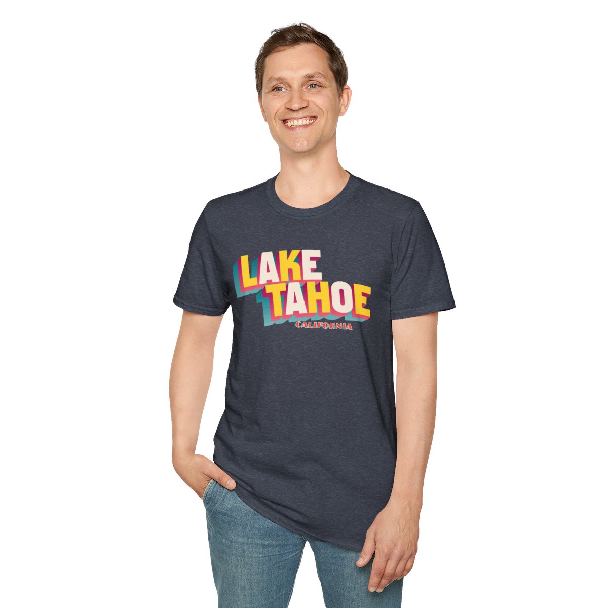 Lake Tahoe Retro T-Shirt - Image 91