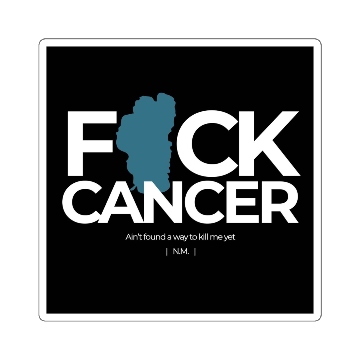 F Cancer | Sticker - Image 3