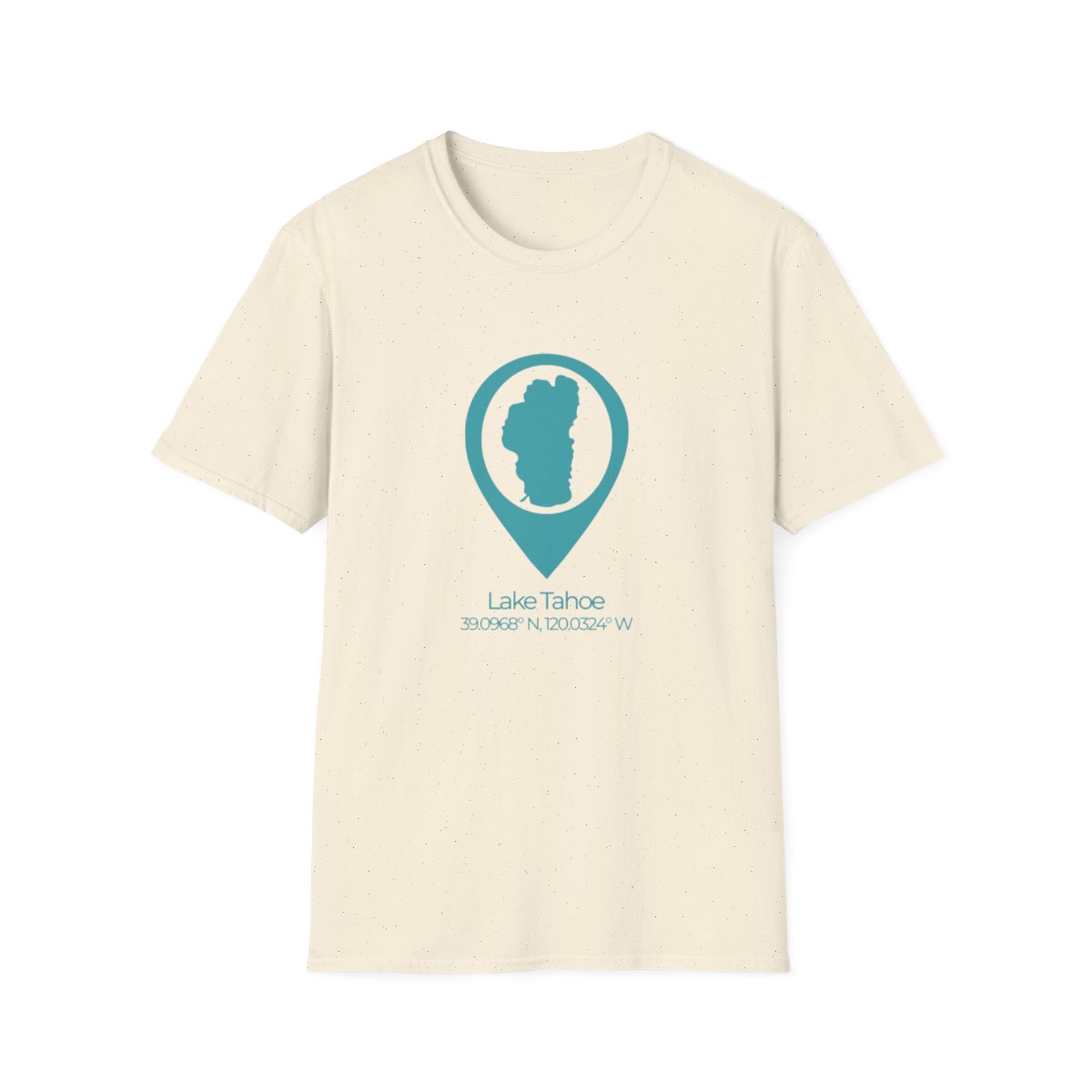 Lake Tahoe Location Pin T-shirt - Image 37