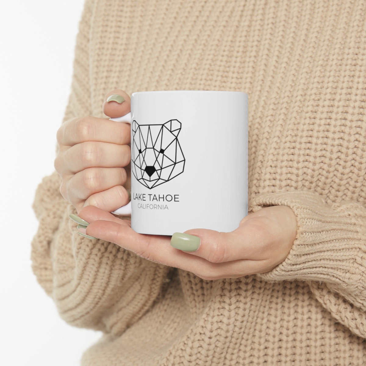 Lake Tahoe Geometric Bear Mug - Image 10