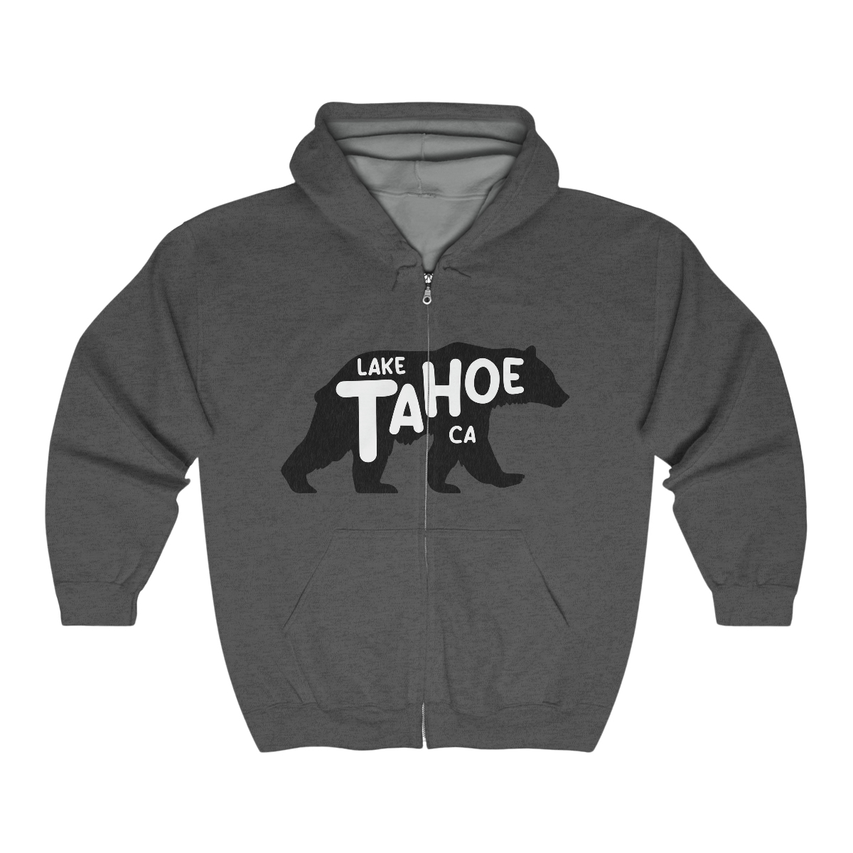 Lake Tahoe Bear Zip Up Hoodie - Image 5