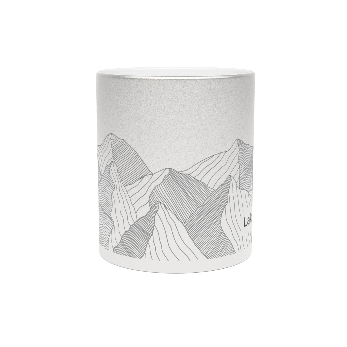 Lake Tahoe Mountains Metallic Mug - Image 2