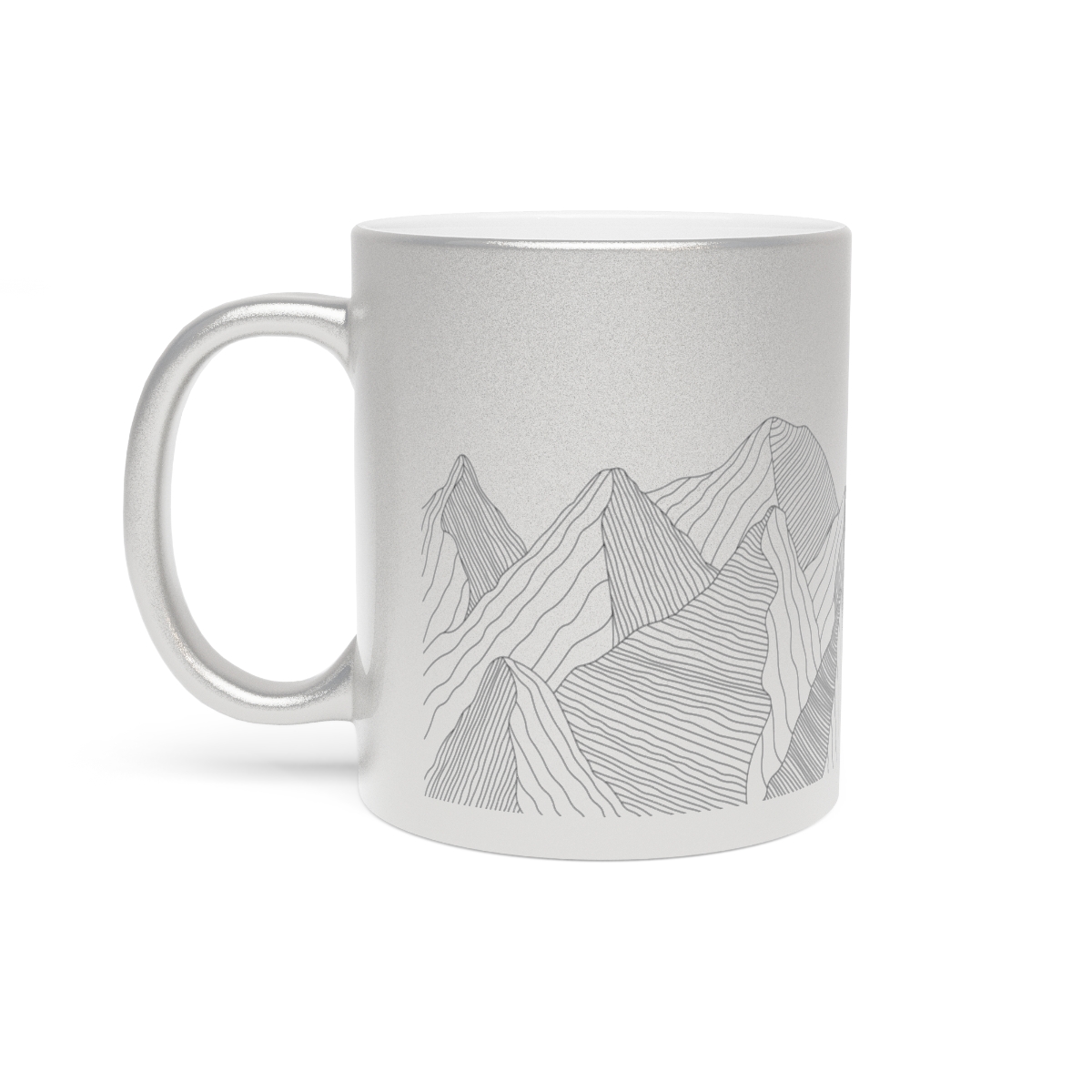 Lake Tahoe Mountains Metallic Mug - Image 3