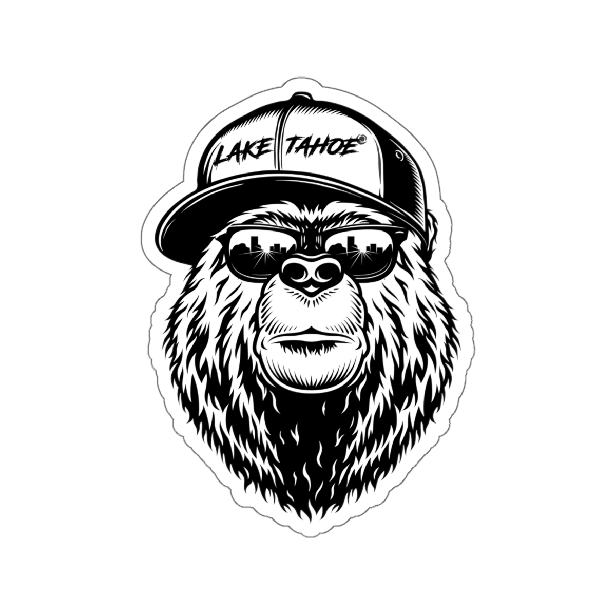 Lake Tahoe Rad Bear Sticker - Image 12
