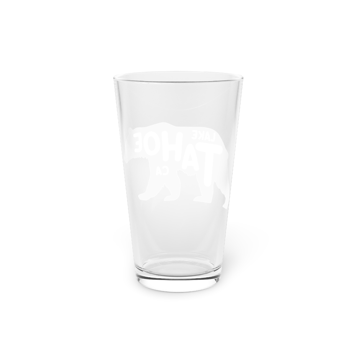 Lake Tahoe Bear Pint Glass - Image 4