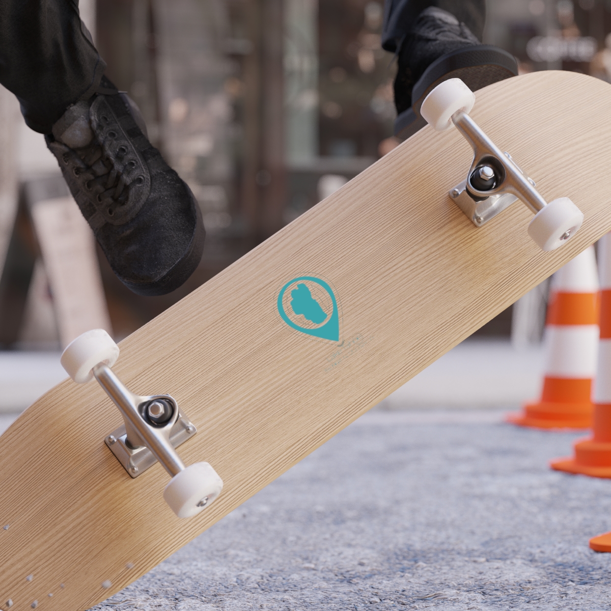 Lake Tahoe Location Pin Outdoor Sticker - Image 12