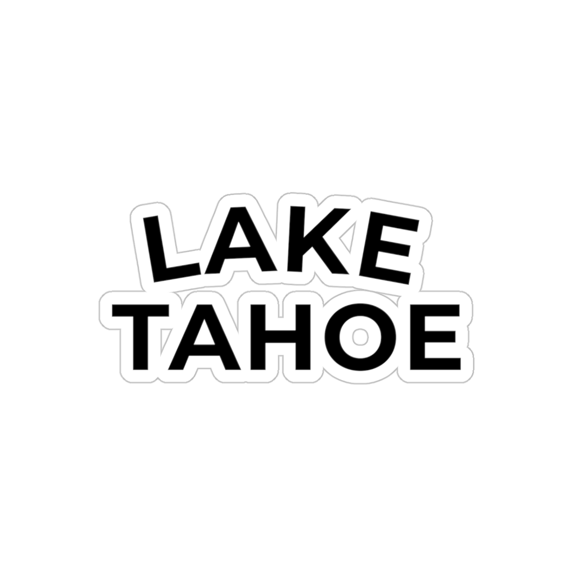 Lake Tahoe Outdoor Sticker - Image 2
