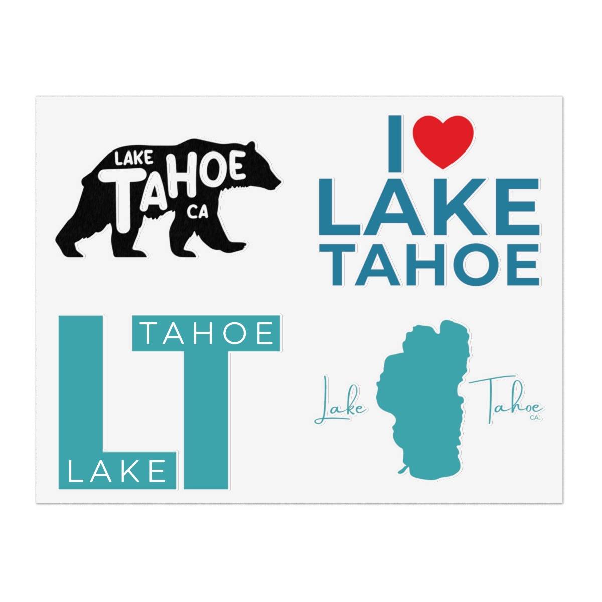 thumbnail image 2 of Oval Lake Tahoe Die Cut Vinyl Sticker – 5" X 3" – Keep Tahoe Blue – Rayd Workshop 2 of 6