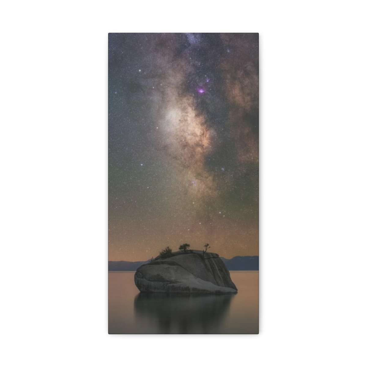 Lake Tahoe Bonsai Rock Canvas Print - Image 71