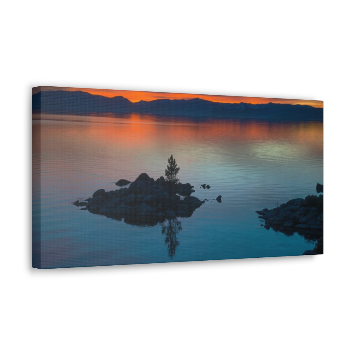 Lake Tahoe Sunset Canvas Print - Image 16