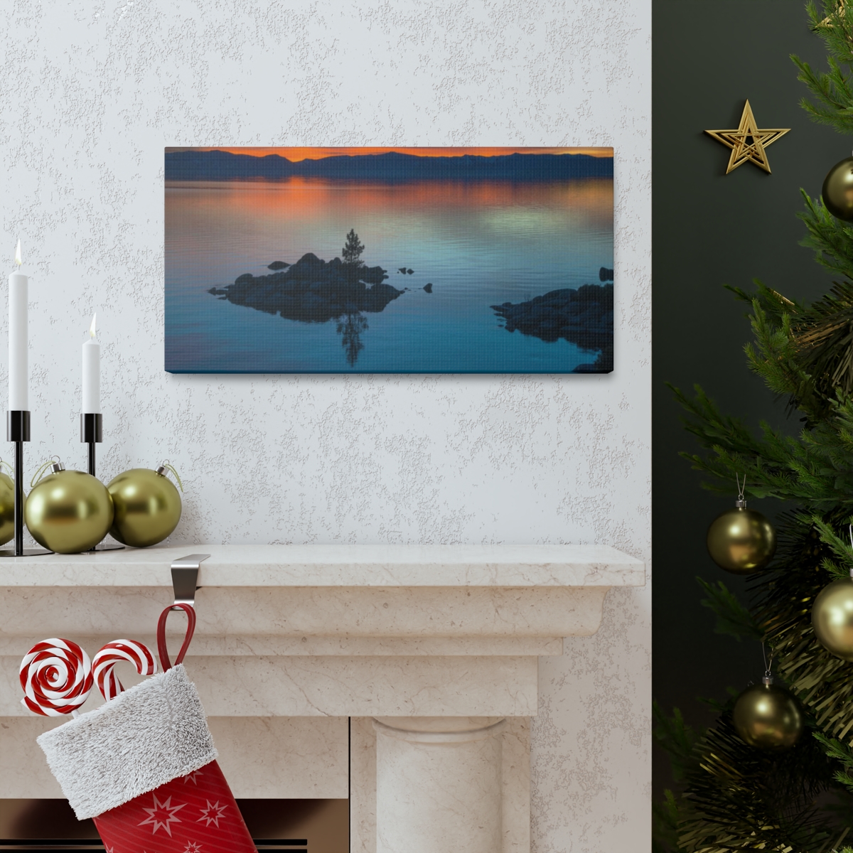 Lake Tahoe Sunset Canvas Print - Image 20