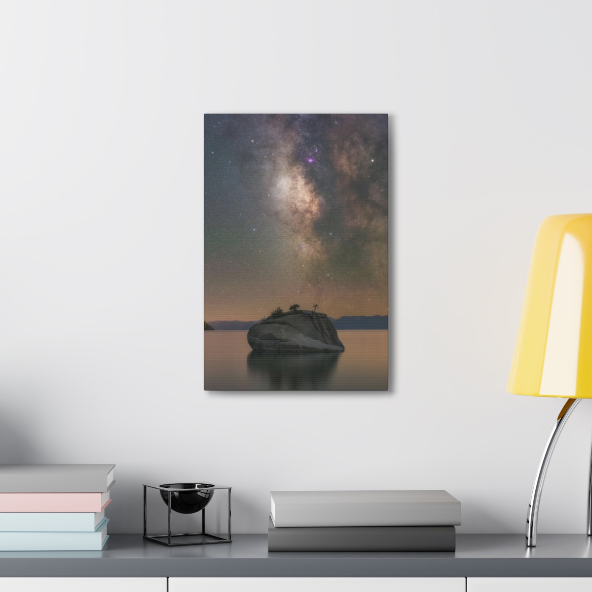 Lake Tahoe Bonsai Rock Canvas Print - Image 88