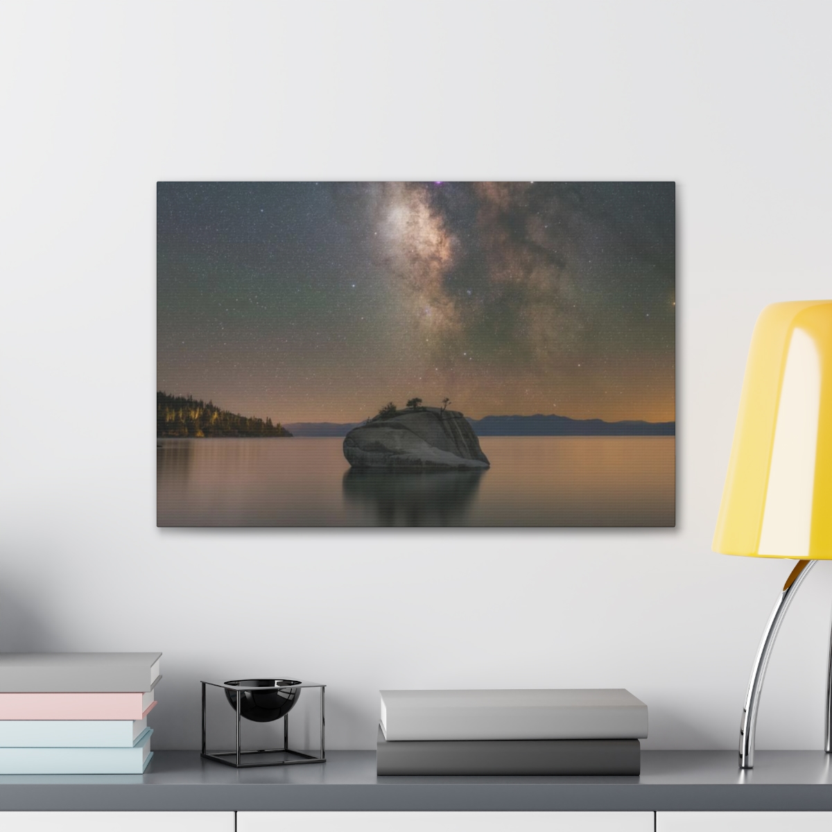 Lake Tahoe Bonsai Rock Canvas Print - Image 102