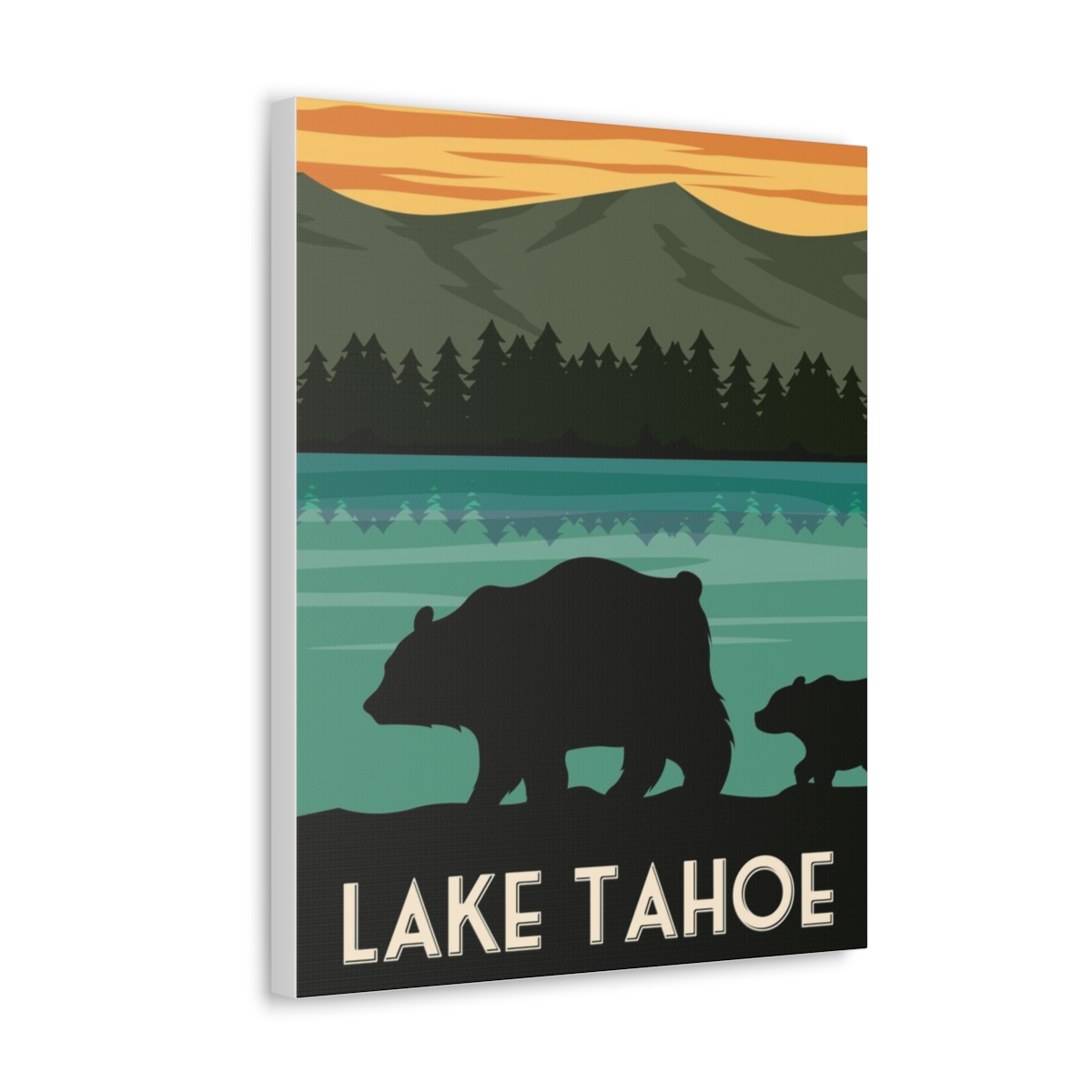 Lake Tahoe Bear Canvas Print - Image 16