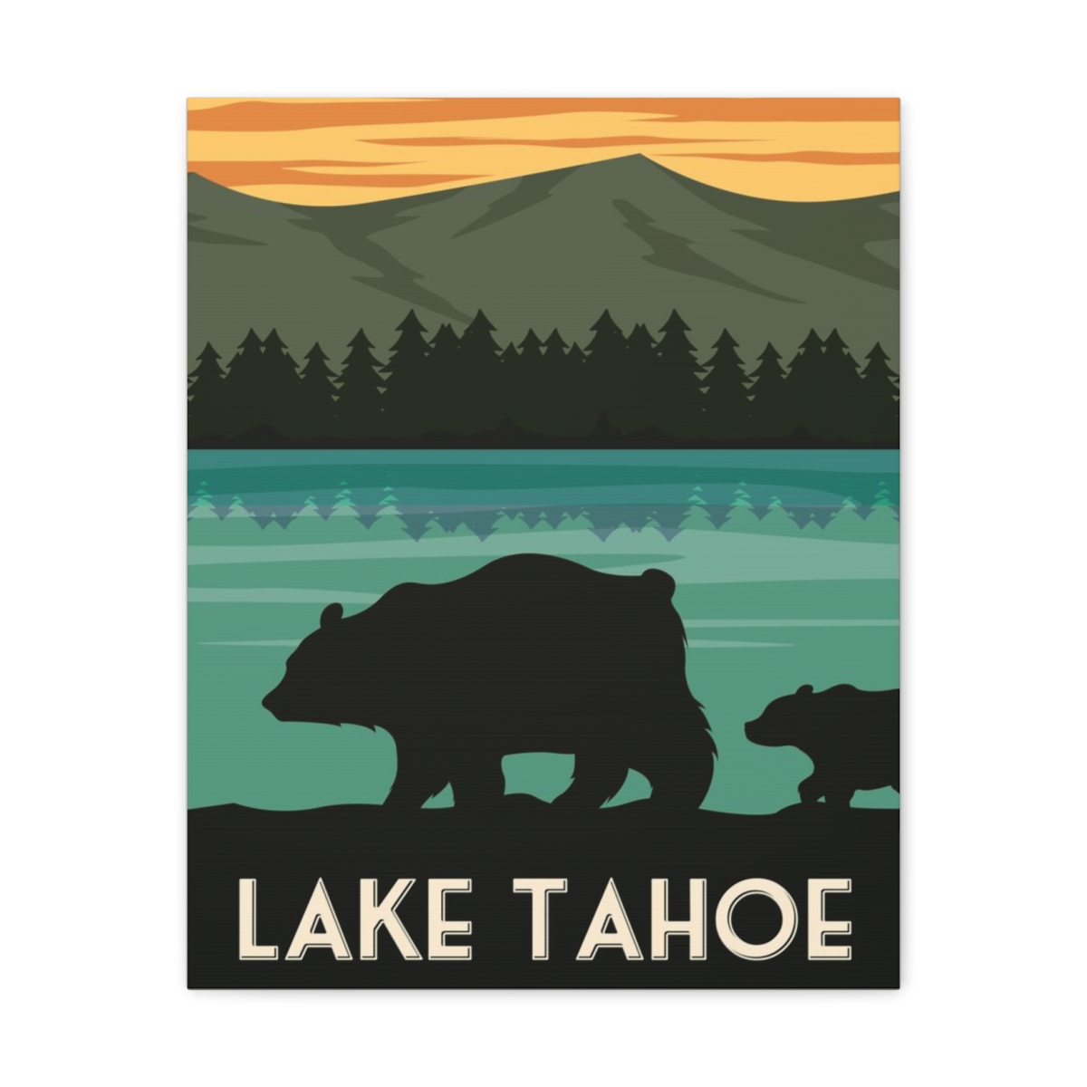 Lake Tahoe Bear Canvas Print - Image 15