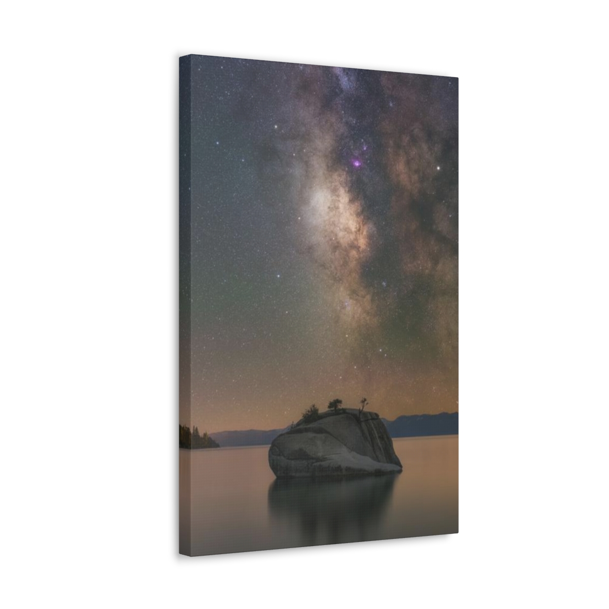 Lake Tahoe Bonsai Rock Canvas Print - Image 128