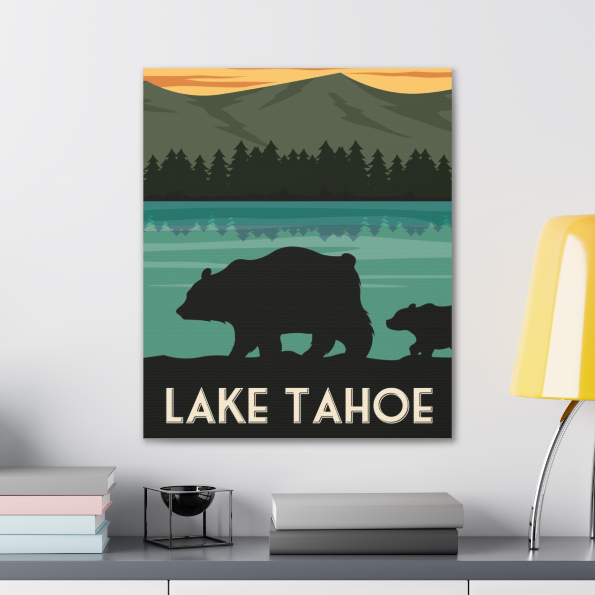 Lake Tahoe Bear Canvas Print - Image 25