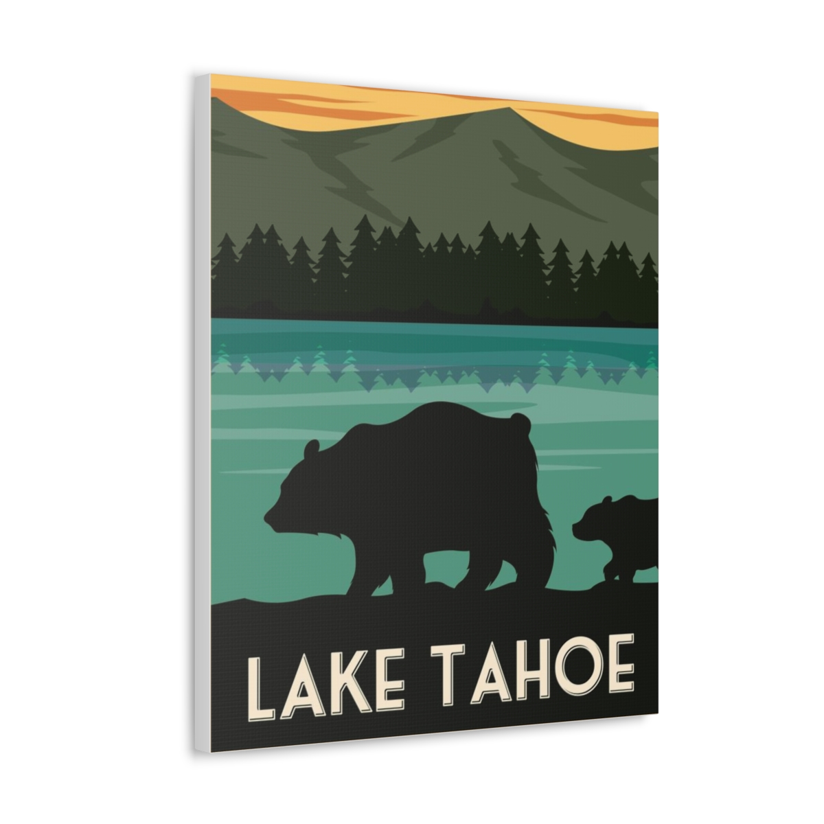 Lake Tahoe Bear Canvas Print - Image 23