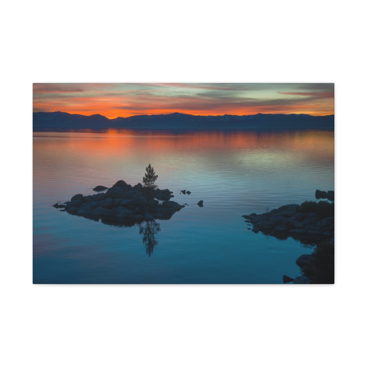 Lake Tahoe Sunset Canvas Print - Image 29